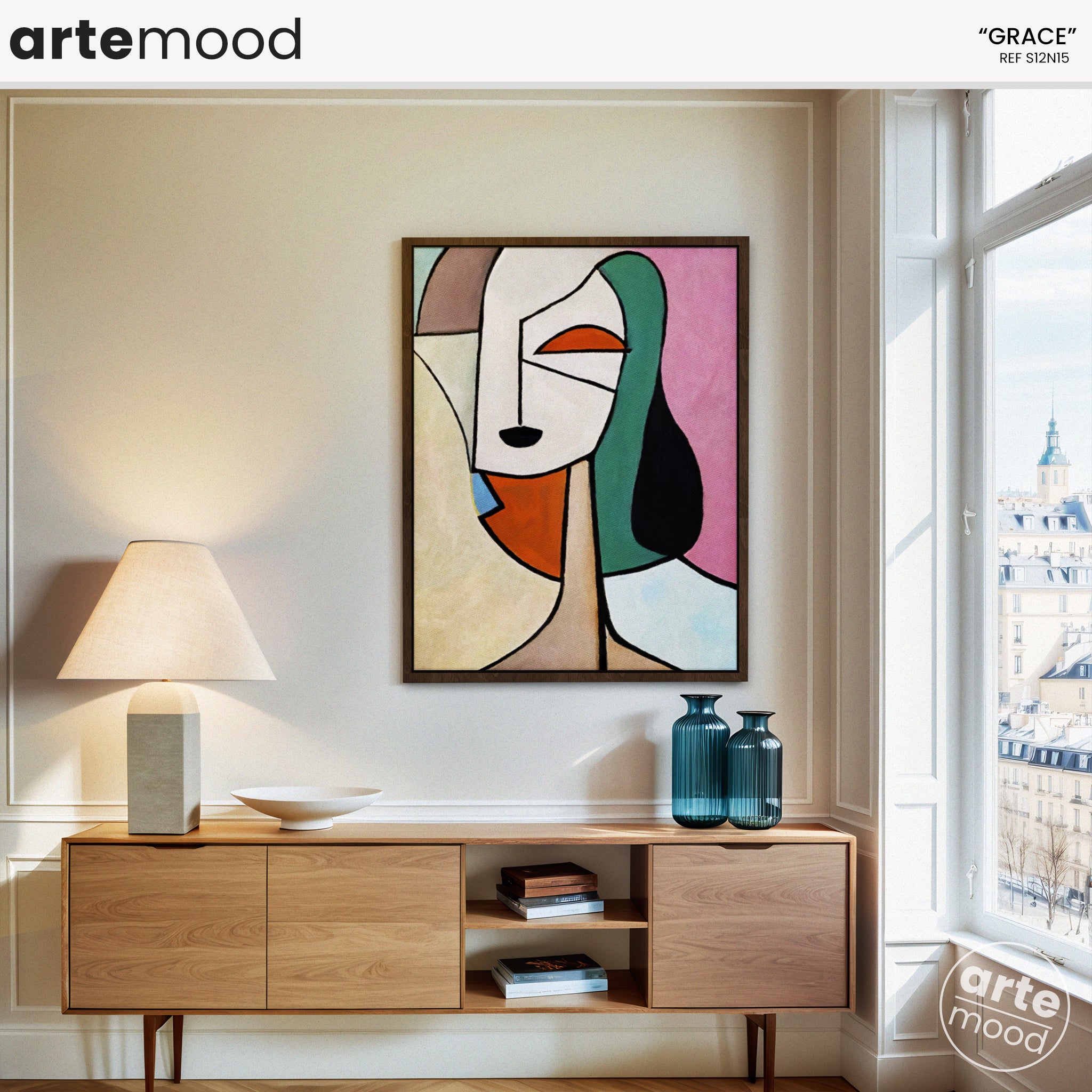 Modern hotsell Minimalistic Femaleportrait, Affordable Artworks