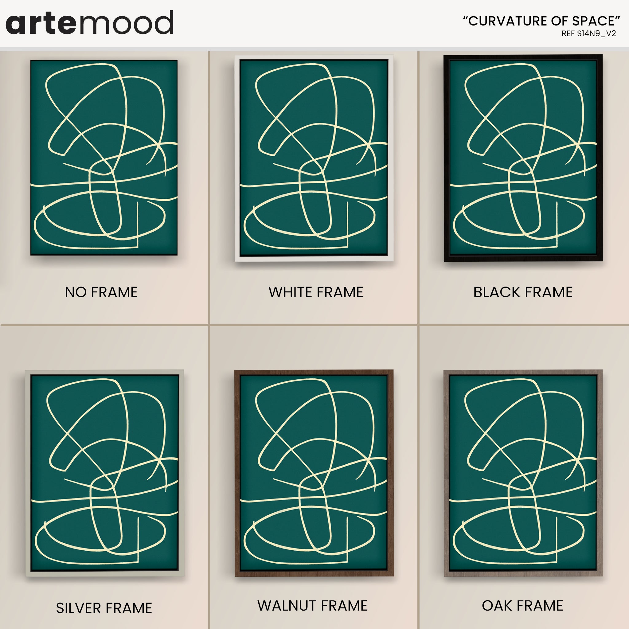 Abstract Artwork Print On Canvas - Minimalist Line Art - Fluid Art - White On Blue Lines