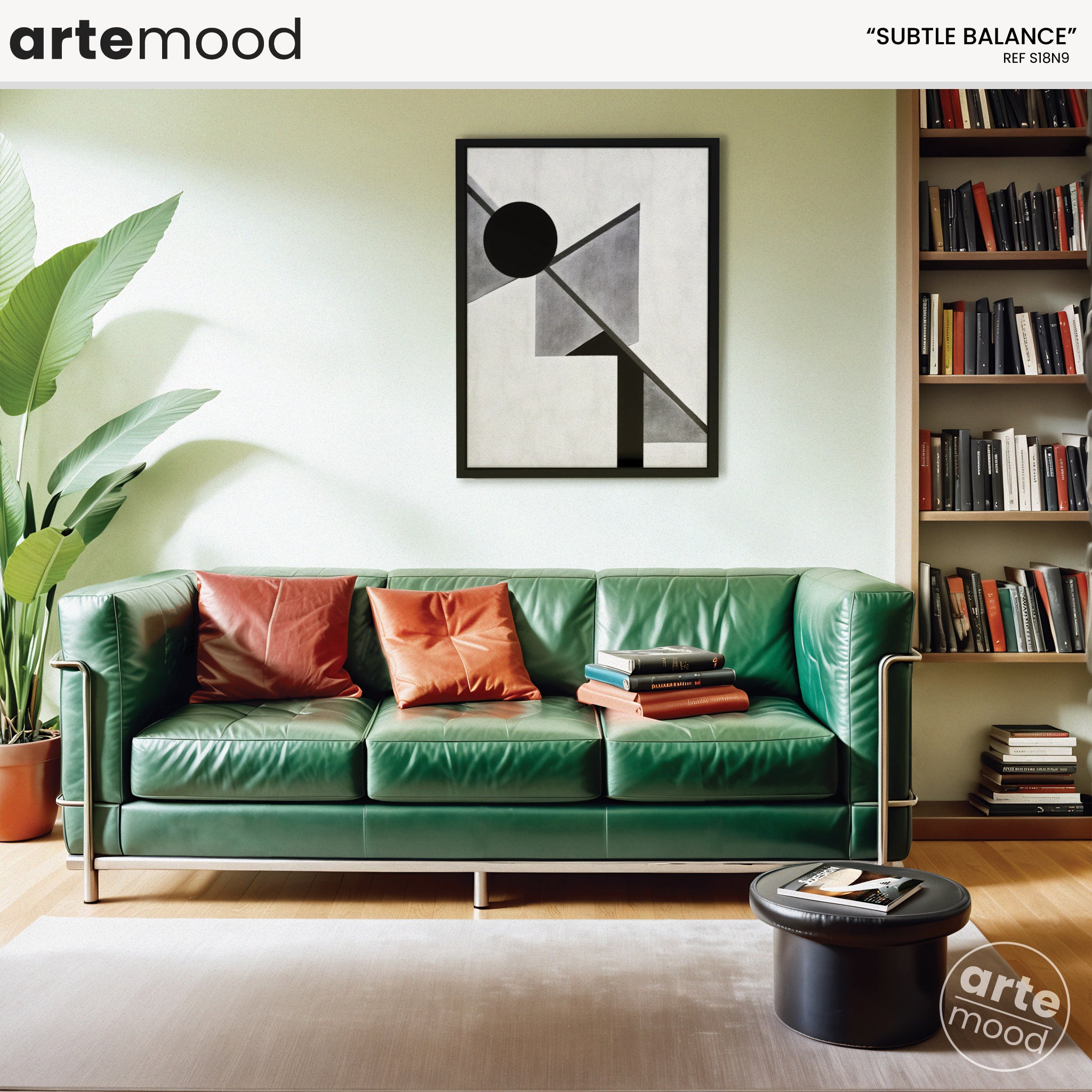 Abstract Artwork Print - Modern Art Canvas - Logic, Contemporary Geometric Art