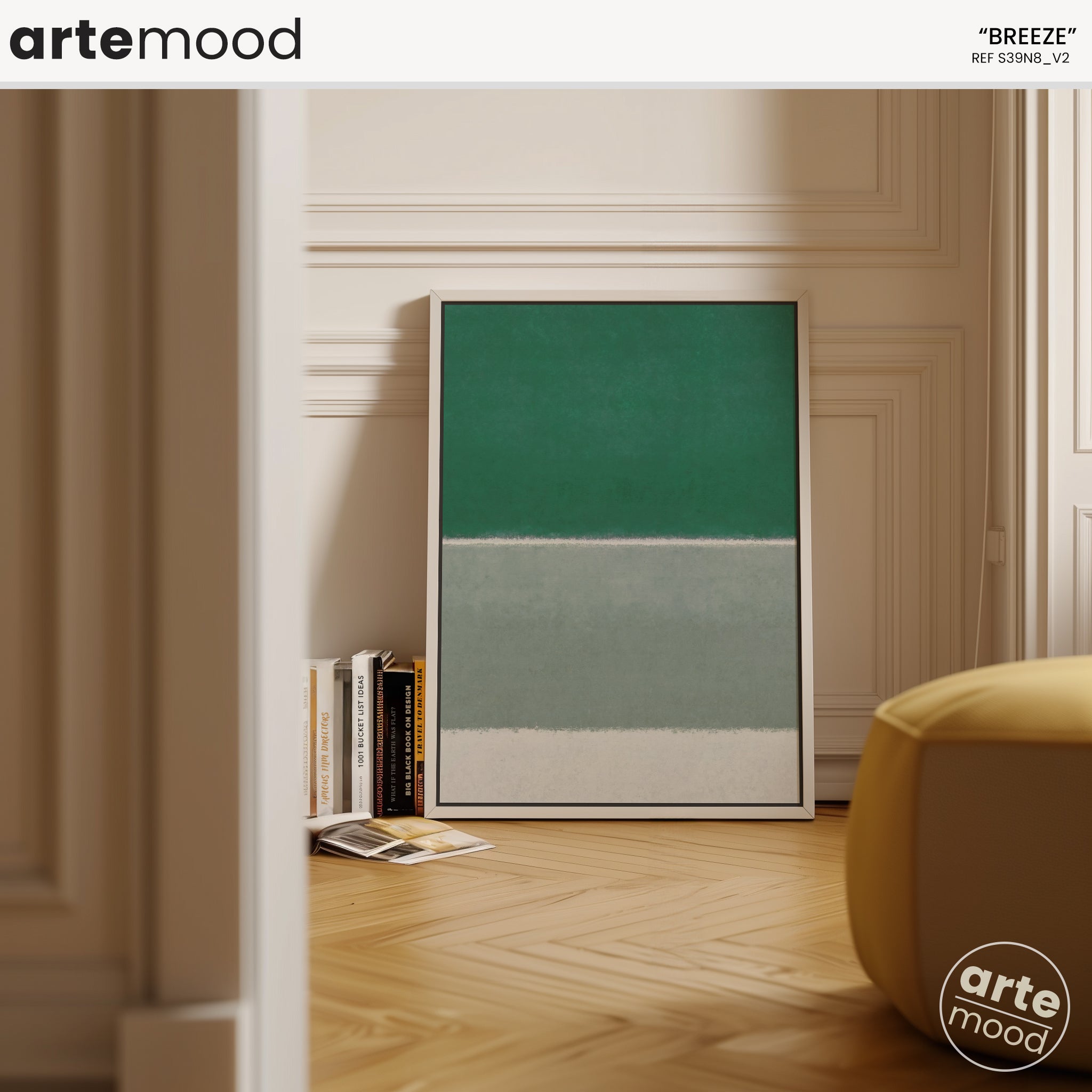 Color Field Artwork Print On Canvas - Minimalist, Zen, Green, White, Nature, Green Art, Eco Wall Art, Sand Dunes, Beach House Wall Decor, Chic Green White Room Wall Art