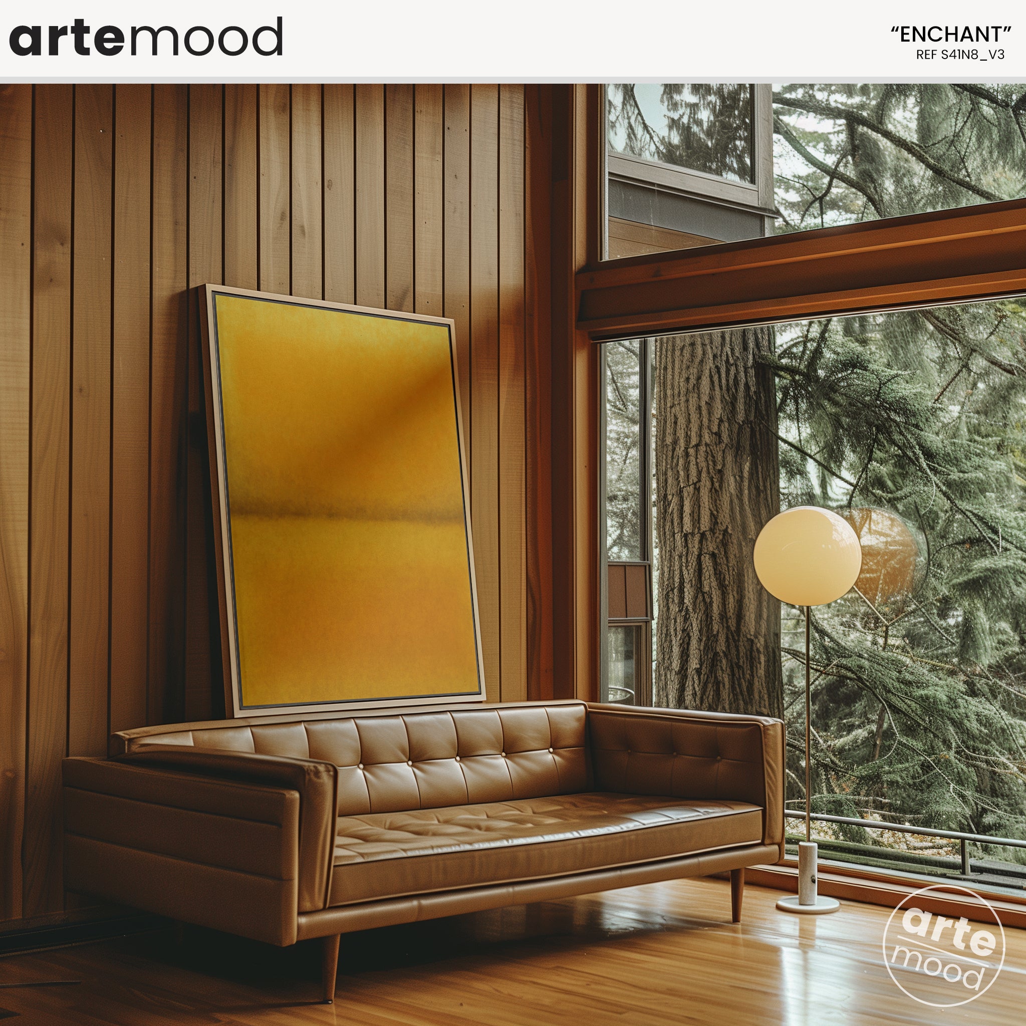 Color Field Artwork Print On Canvas - Minimalist, Zen, Sunset, Sunny Art, Sunshine Art, Yellow Rothko Style Wall Art Canvas