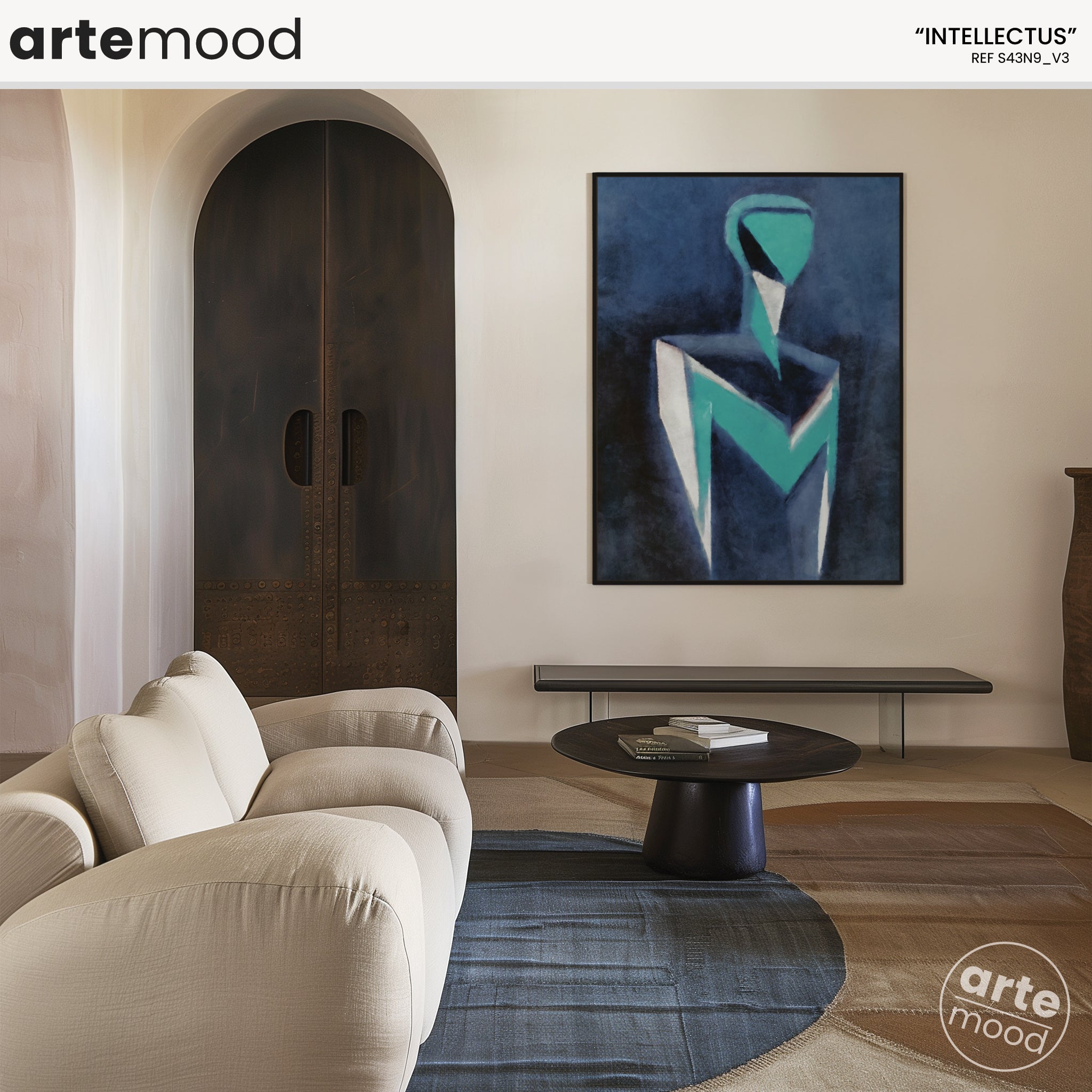 Human Artwork Print - Contemplative Human Figure Art Print - Contemporary Illustration Art