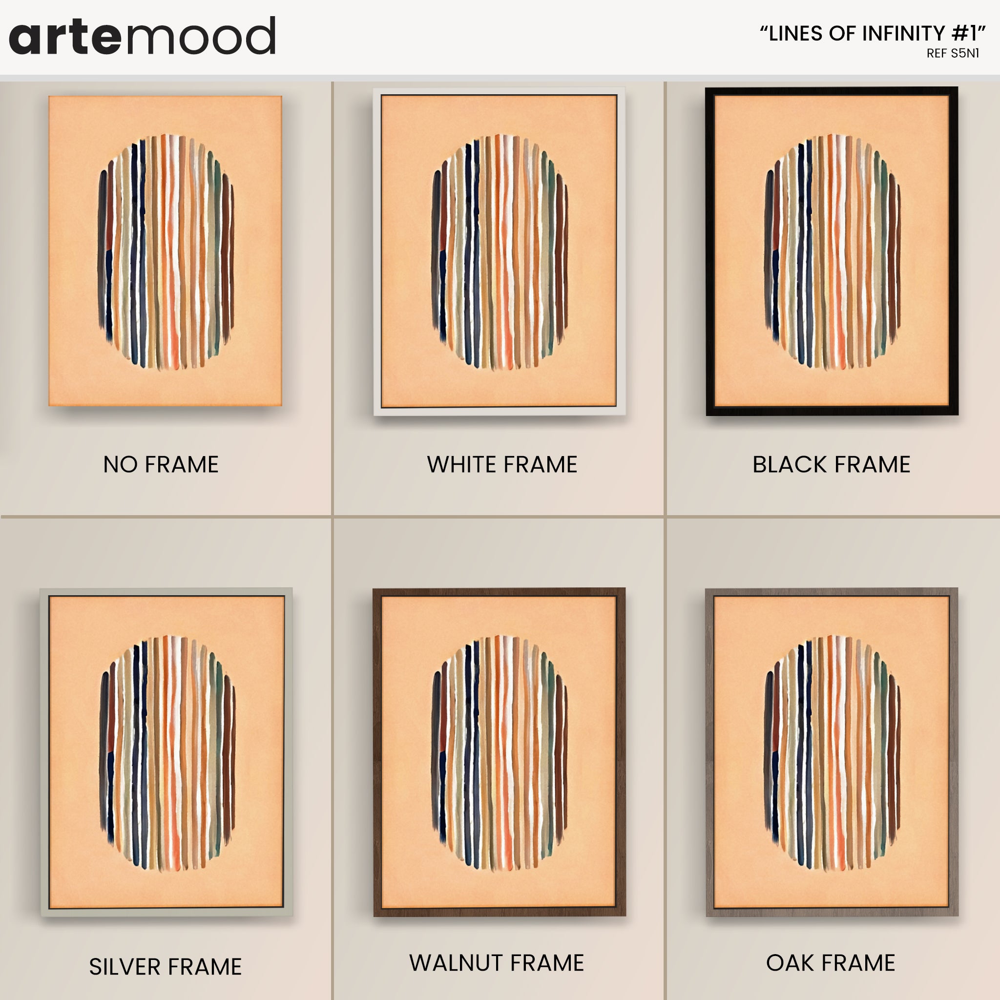 Lignes d'infini #1 - Composition abstraite minimale - S5N1