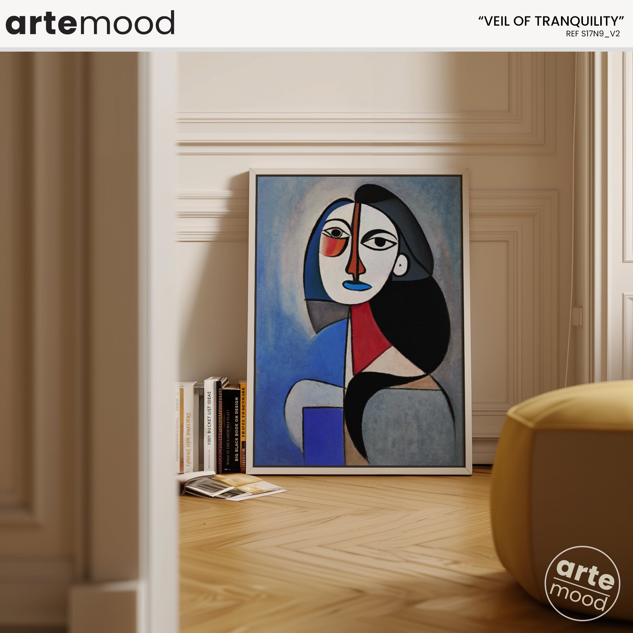 Woman Artwork Print - Picasso Inspired Art Print - Cubist Woman, Portrait, Face, Cubism, Geometric