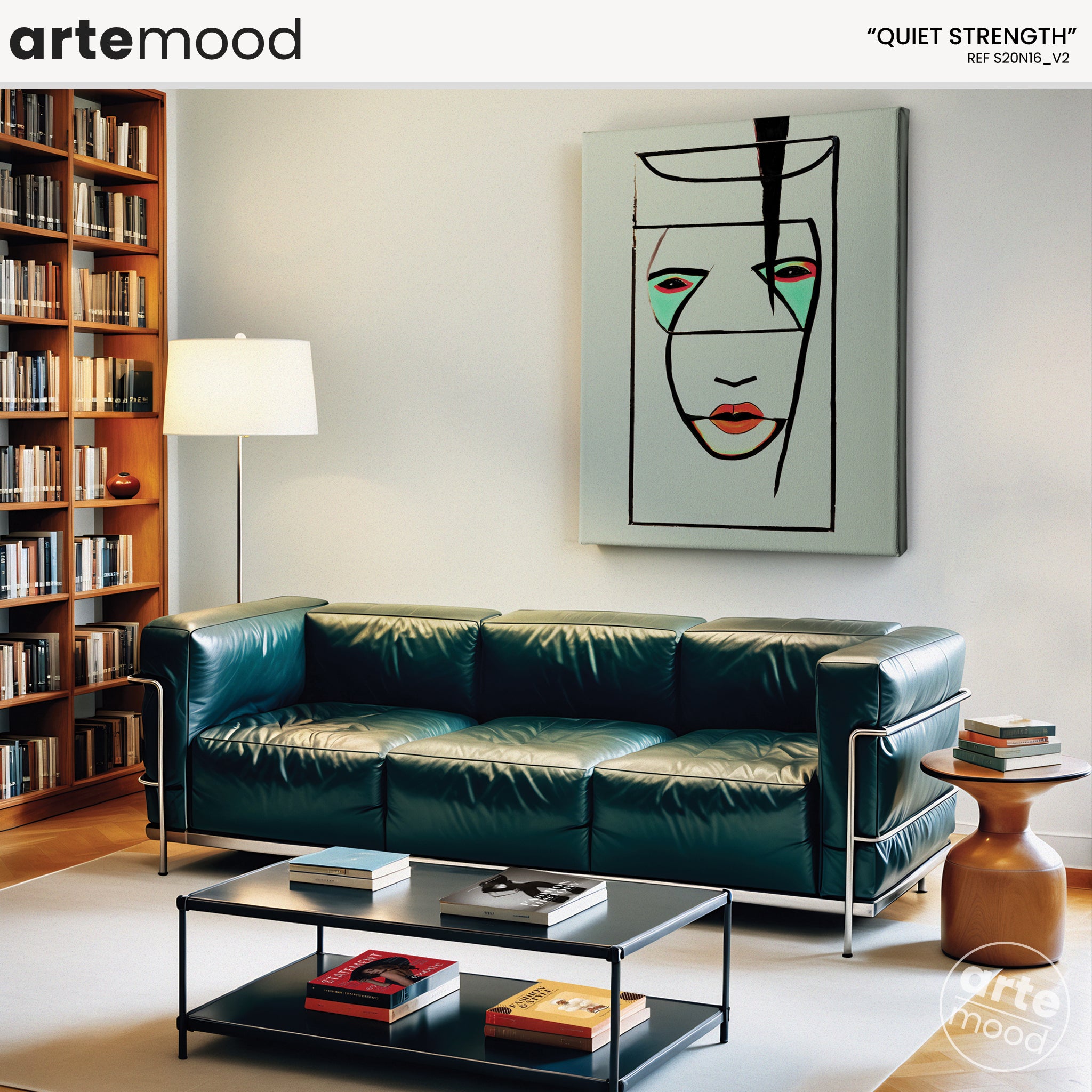 Portrait Artwork Print - Contemporary Face Art Print - Chic, Striking Art, Modern Wall Art Portrait