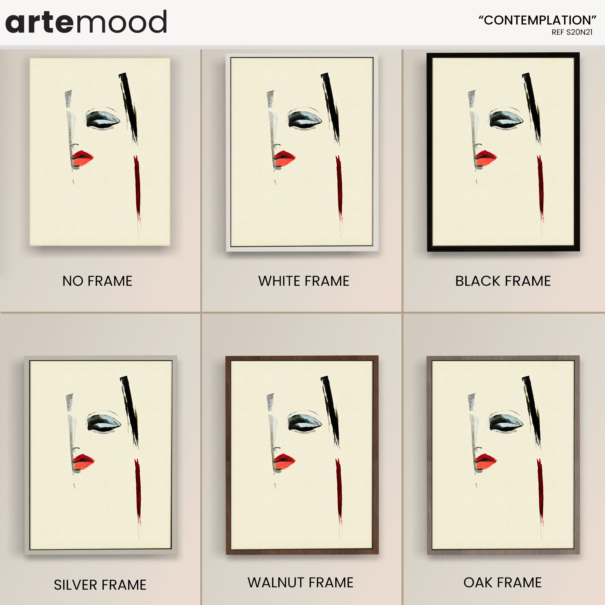 Woman Artwork Print - Portrait Art Print - Expressive Woman Portrait Minimal Wall Art