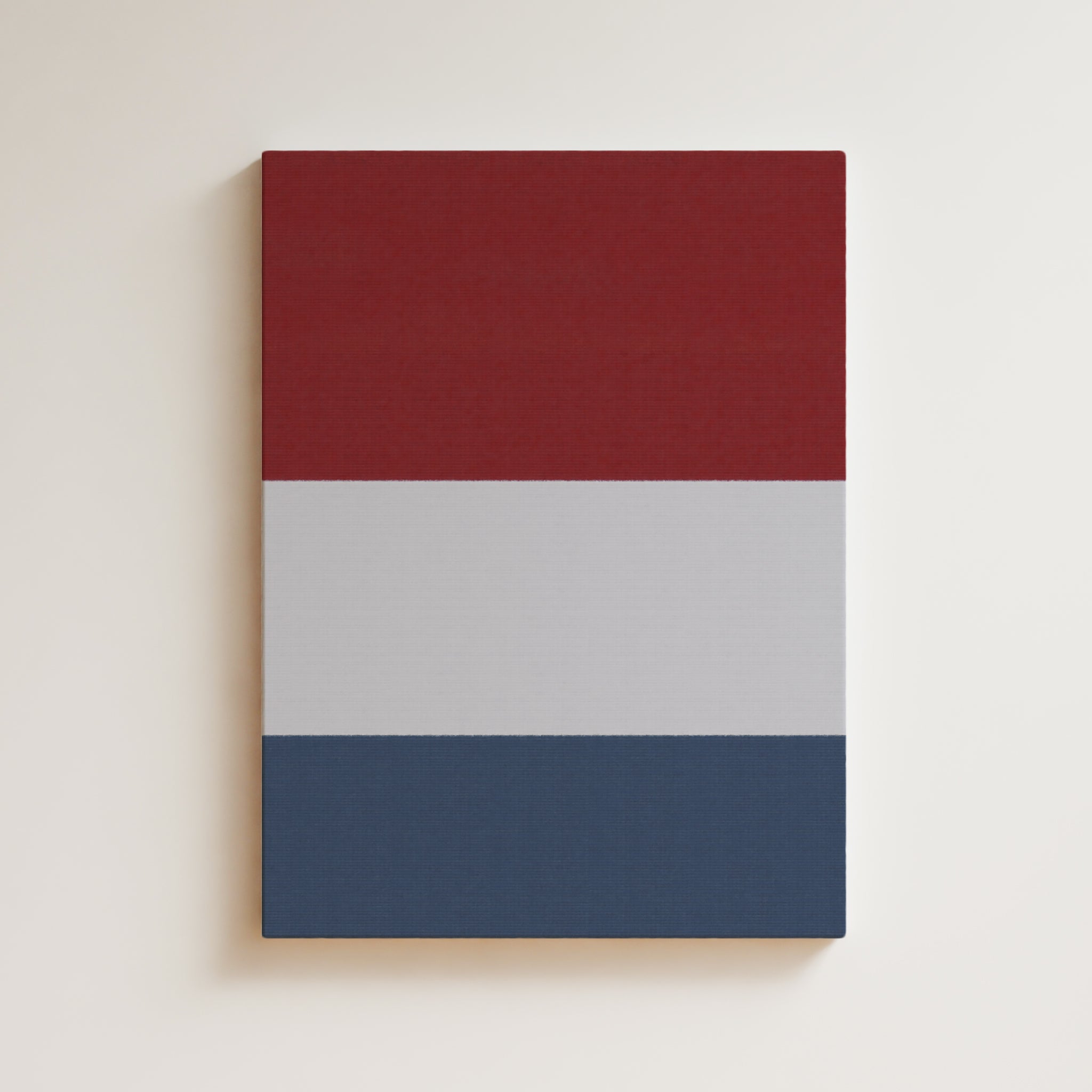 Abstract Artwork Print - Modern Art Canvas - Red, White, Blue, Canvas Wall Art Print Contemporary