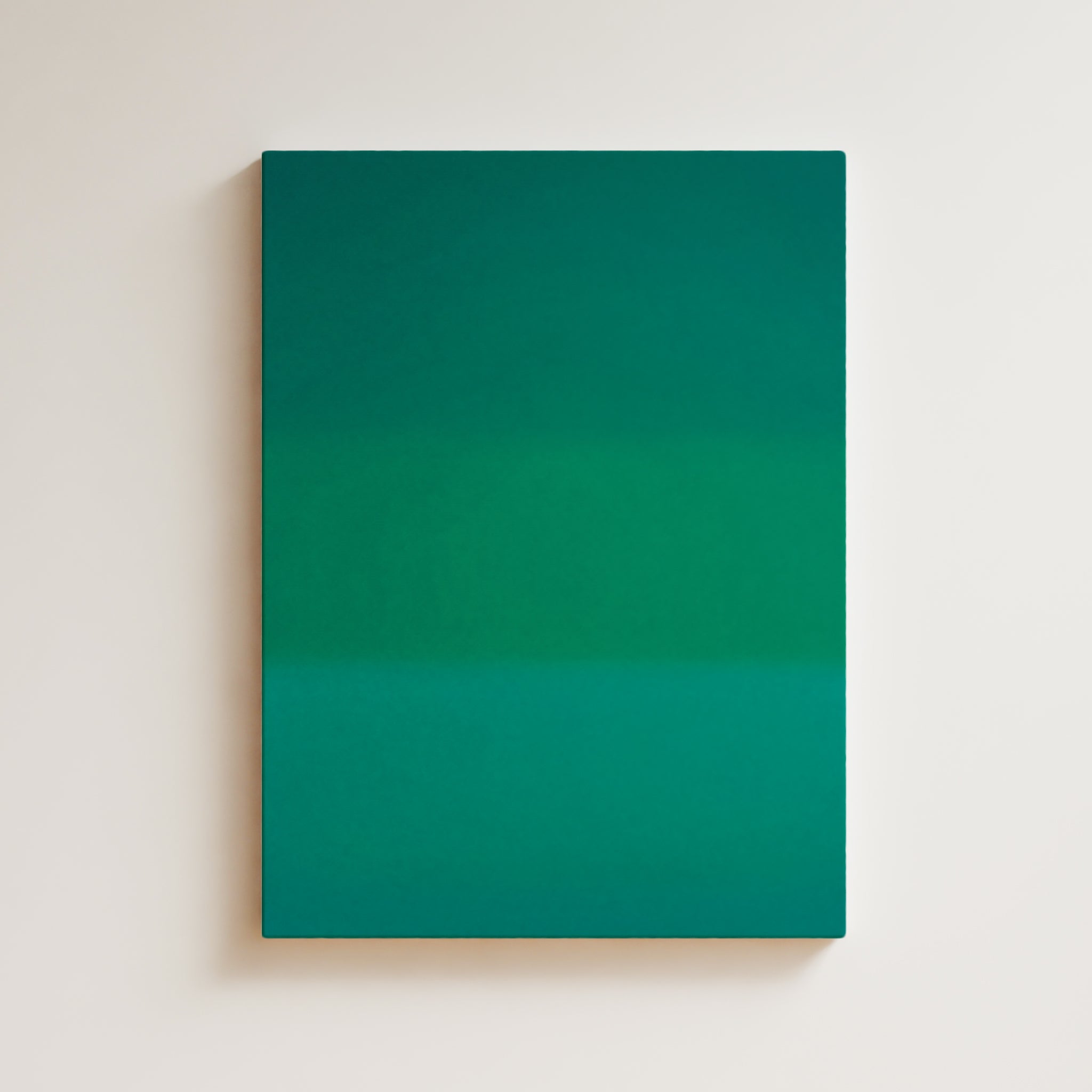 Color Field Artwork Print On Canvas - Minimalist, Zen, Green, Garden, Serene, Calm